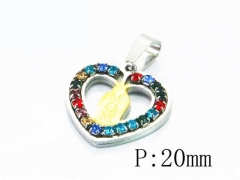 HY Stainless Steel 316L Pendants (Lover)-HY12P0775K5