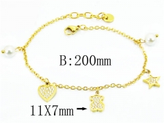 HY Stainless Steel 316L Bracelets (Lady Popular)-HY90B0312IHS