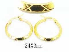 HY Wholesale Stainless Steel 316L Cheap Earrings-HY58E1270IL