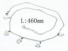 HY Stainless Steel 316L Necklaces (Bear Style)-HY90N0103IWW