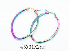 HY Wholesale Stainless Steel 316L Cheap Earrings-HY58E1241ILE