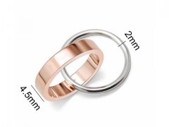 HY Jewelry Wholesale Stainless Steel 316L Popular Rings-HY0046R001