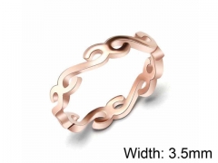 HY Jewelry Wholesale Stainless Steel 316L Hollow Rings-HY0046R044