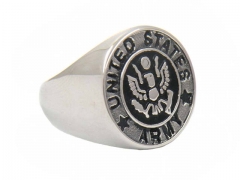 HY Jewelry Wholesale Stainless Steel 316L Religion Rings-HY0049R029