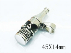 HY Wholesale Stainless Steel 316L Pendants (Skull Style)-HY22P0760HKD