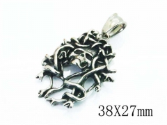 HY Wholesale Stainless Steel 316L Pendants (Skull Style)-HY22P0767HIA