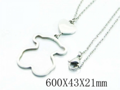 HY Stainless Steel 316L Necklaces (Bear Style)-HY02N0200OQ