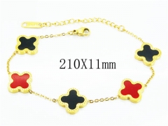 HY Stainless Steel 316L Bracelets (Lady Popular)-HY14B0173HBB