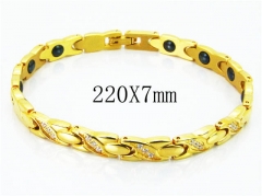 HY Wholesale Stainless Steel 316L Bracelets (Magnetic Health)-HY23B0115ILD