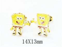 HY Wholesale Stainless Steel 316L Cartoon Earrings-HY67E0247KLV