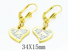 HY Stainless Steel 316L Drops Earrings-HY67E0200LL