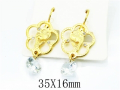 HY Stainless Steel 316L Drops Earrings-HY67E0205LL