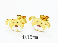 HY Wholesale Stainless Steel 316L Cartoon Earrings-HY67E0246KLE