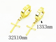 HY Stainless Steel 316L Drops Earrings-HY67E0224JE