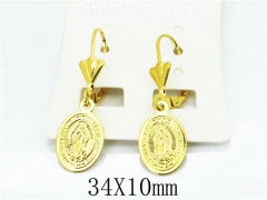 HY Stainless Steel 316L Drops Earrings-HY67E0201JW