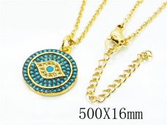 HY Stainless Steel 316L Necklaces(Crystal)-HY54N0323HIQ