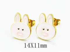 HY Wholesale Stainless Steel 316L Cartoon Earrings-HY67E0243KLS