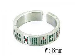 HY Wholesale 316L Stainless Steel Rings-HY23R0004MX