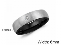 HY Wholesale 316L Stainless Steel rings-HY0054R008