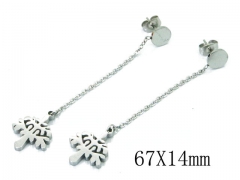 HY Wholesale 316L Stainless Steel Earrings-HY80E0482KW