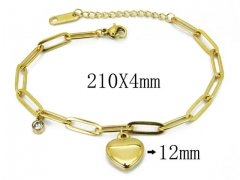 HY Wholesale 316L Stainless Steel Bracelets (Lady Popular)-HY54B0505MU