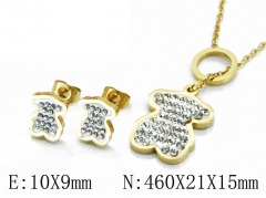 HY Wholesale Bears Earring/Pendant Set-HY02S2737HIR