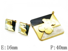 HY Wholesale Bears Earring/Pendant Set-HY64S0583IKX