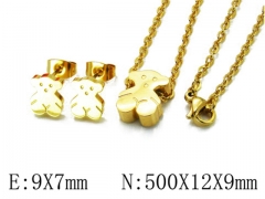 HY Wholesale Bears Earring/Pendant Set-HY64S0387HMZ