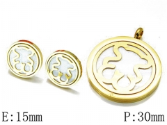 HY Wholesale Bears Earring/Pendant Set-HY81S0367HJA