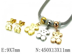 HY Wholesale Bears Earring/Pendant Set-HY64S0602IKD