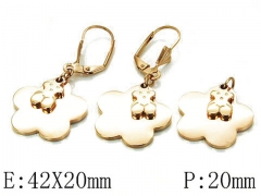 HY Wholesale Bears Earring/Pendant Set-HY64S0897IHR