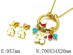 HY Wholesale Bears Earring/Pendant Set-HY64S0609IKS