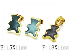 HY Wholesale Bears Earring/Pendant Set-HY64S0768HKY