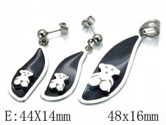 HY Wholesale Bears Earring/Pendant Set-HY64S0564HOS