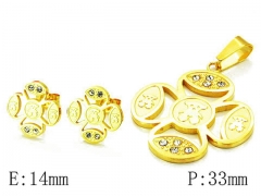 HY Wholesale Bears Earring/Pendant Set-HY64S0871HLS