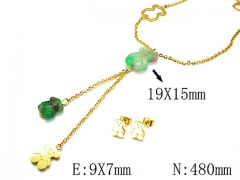 HY Wholesale Bears Earring/Pendant Set-HY64S0641IMA