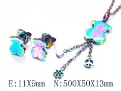 HY Wholesale Bears Earring/Pendant Set-HY90S0232HML