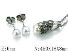 HY Wholesale Jewelry Natural Pearl Set-HY30S0213HIW