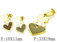 HY Wholesale Bears Earring/Pendant Set-HY64S0869HME