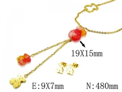 HY Wholesale Bears Earring/Pendant Set-HY64S0647IME