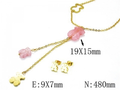 HY Wholesale Bears Earring/Pendant Set-HY64S0642IMX