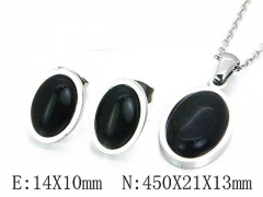 HY Wholesale 316 Stainless Steel jewelry Set-HY25S0661HFF