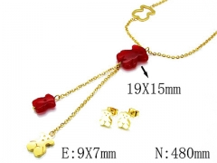 HY Wholesale Bears Earring/Pendant Set-HY64S0643IMD