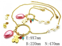 HY Wholesale Bears Earring/Pendant Set-HY64S0665KLC