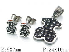 HY Wholesale Bears Earring/Pendant Set-HY64S0461IZZ