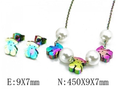 HY Wholesale Bears Earring/Pendant Set-HY48S0060HHQ