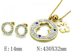 HY Wholesale Bears Earring/Pendant Set-HY81S0550HNE