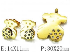 HY Wholesale Bears Earring/Pendant Set-HY64S0928HME