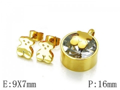 HY Wholesale Bears Earring/Pendant Set-HY64S0585HOF