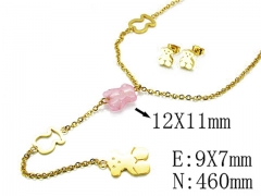 HY Wholesale Bears Earring/Pendant Set-HY64S0651IKS